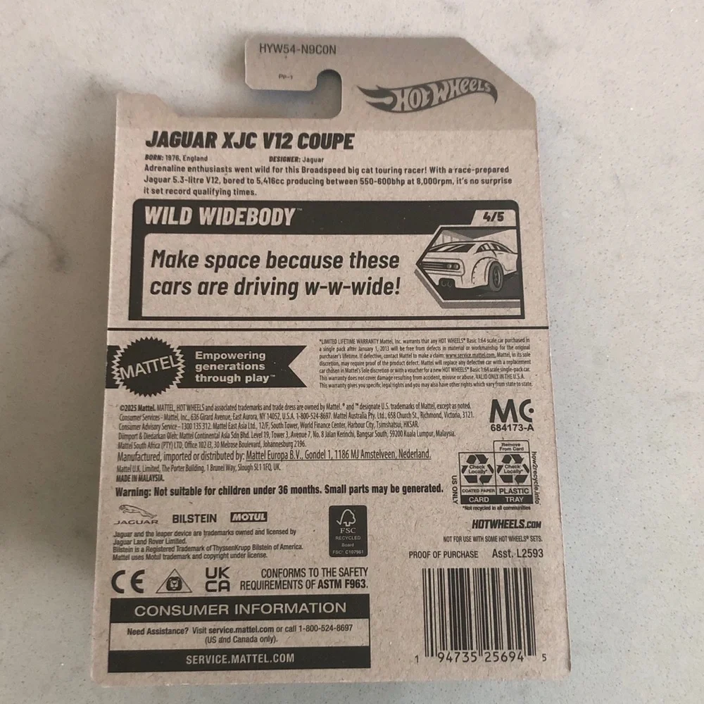 Jaguar XJC V12 Coupe Toy Car